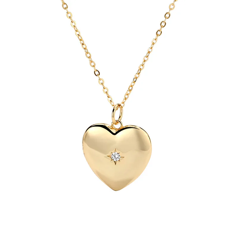 Women's 925 Sterling Silver Necklace Gold Heart Inlaid Zircon Hexagram Fashion Jewelry Couple Holiday Love Gift
Women's 925 Sterling Silver Necklace Gold Heart Inlaid Zircon Hexagram Fashion Jewelry Couple Holiday Love Gift