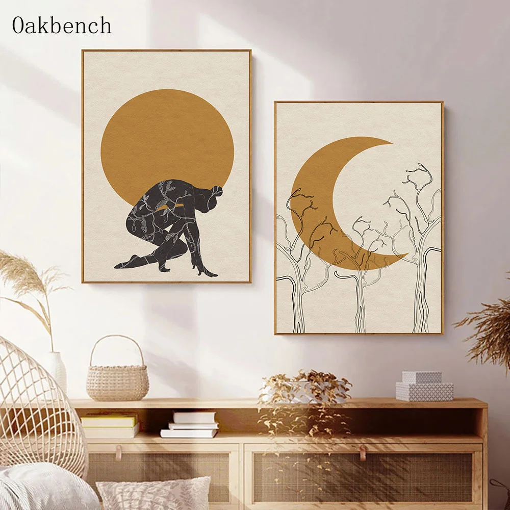 Sun and Moon Scene Wall Poster Abstract Painting Boho Canvas Print Nordic Wall Art Picture Living Room Interior Home Decoration
Sun and Moon Scene Wall Poster Abstract Painting Boho Canvas Print Nordic Wall Art Picture Living Room Interior Home Decoration