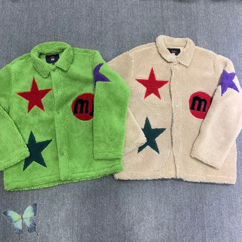 CPFM XYZ Lamb Wool Coat Thickened Fluff Embroidery Handmade Star High Street Button Kanye Jacket
CPFM XYZ Lamb Wool Coat Thickened Fluff Embroidery Handmade Star High Street Button Kanye Jacket