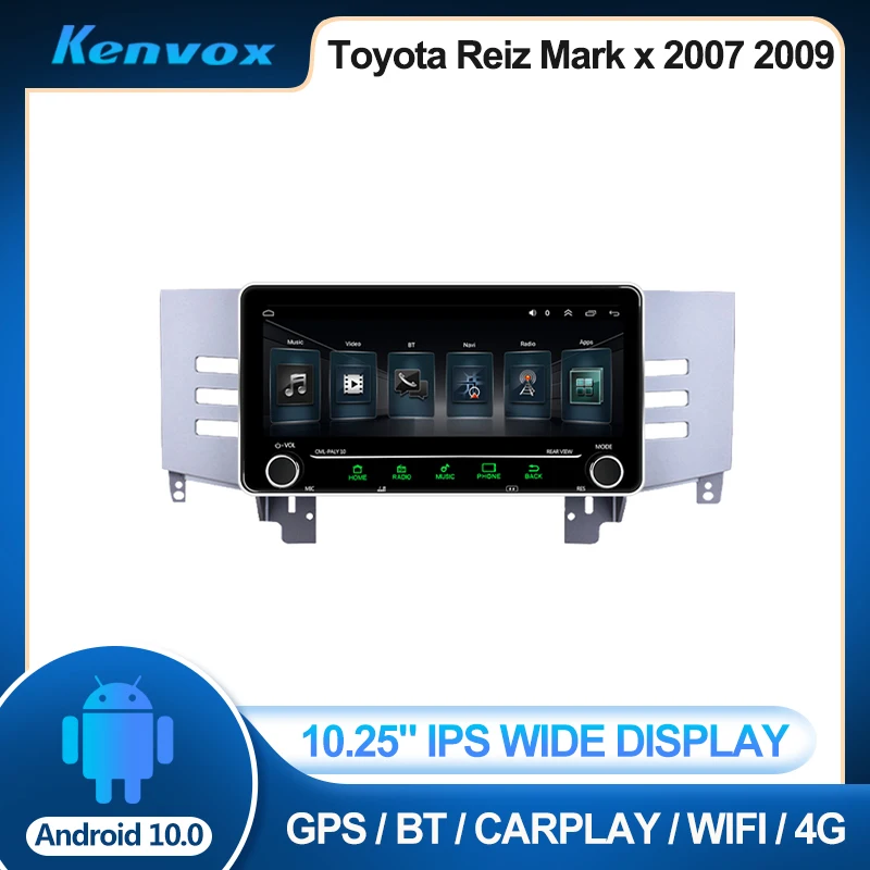 Автомагнитола 2 din, 10,25 дюйма, IPS, Android, для Toyota Reiz Mark x 2007 2009
Автомагнитола 2 din, 10,25 дюйма, IPS, Android, для Toyota Reiz Mark x 2007 2009