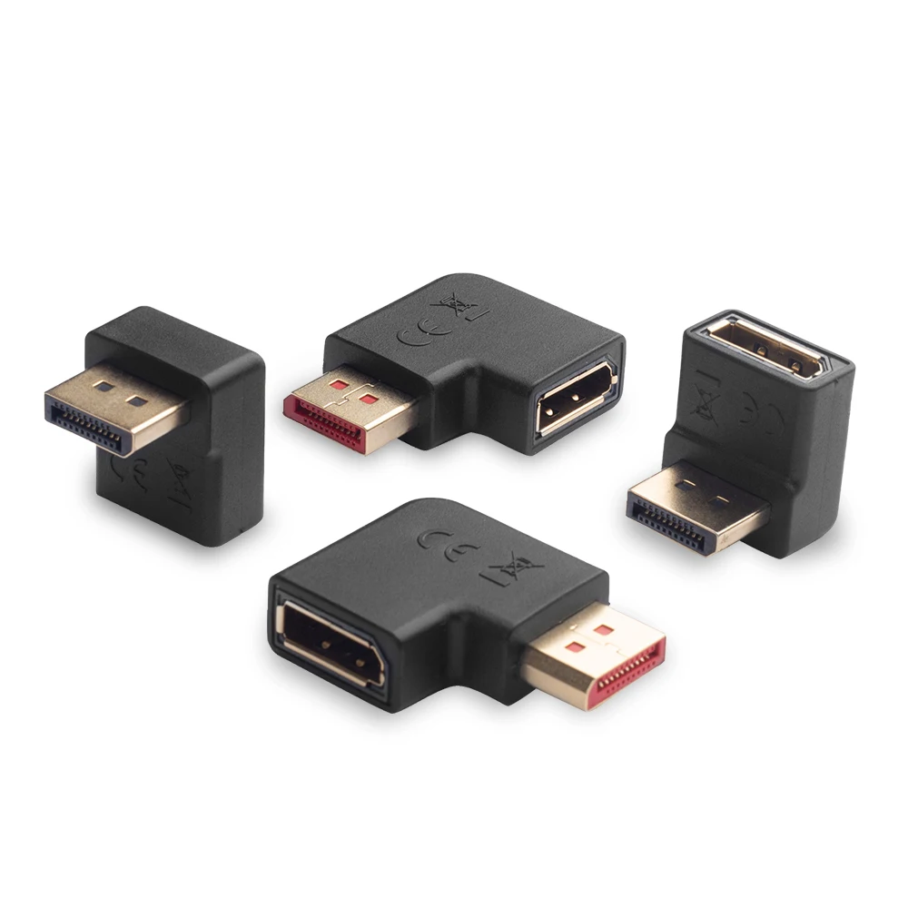 UP down Displayport adapter Right angled DP adapter 4k/60Hz 2K/144Hz pass through 90 degree Angle Displayport 1.2 converter
UP down Displayport adapter Right angled DP adapter 4k/60Hz 2K/144Hz pass through 90 degree Angle Displayport 1.2 converter