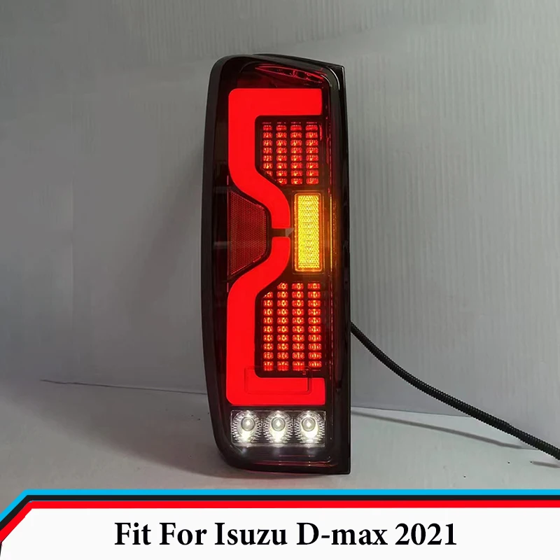 Car Exterior LED Tail Lamp with Turn Signal Brake Light Reversing Light Fit for Isuzu D-max 2021 Rear Tail Light Assembly 
Car Exterior LED Tail Lamp with Turn Signal Brake Light Reversing Light Fit for Isuzu D-max 2021 Rear Tail Light Assembly