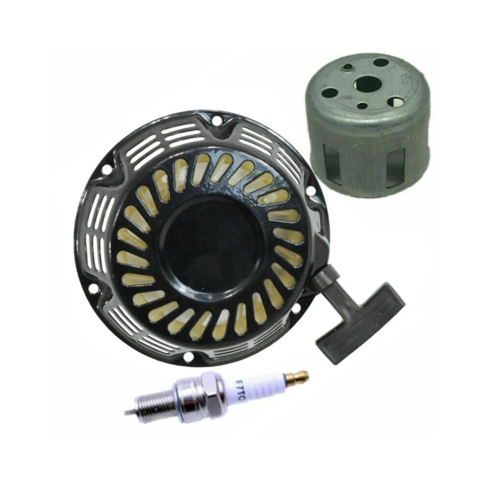 Bell Handstarter Cable Pull Starter Garden Tool Accessories For 5.5/6.5PS Generator F7TC Metal Housing Brand New
Bell Handstarter Cable Pull Starter Garden Tool Accessories For 5.5/6.5PS Generator F7TC Metal Housing Brand New