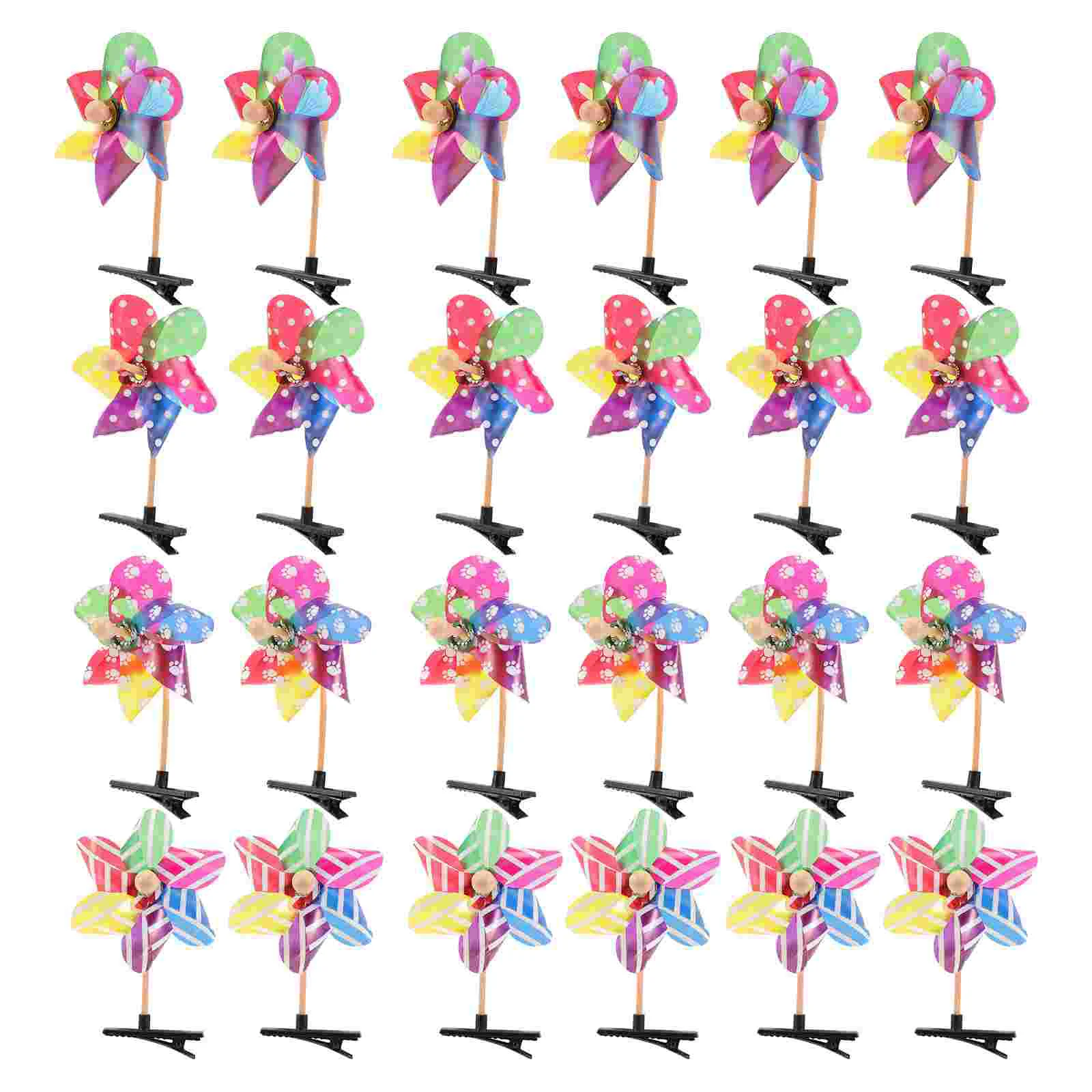 24 Pcs Household Windmill Hairpin Baby Girl Duck Billed Clips Metal Plastic Barrettes 
24 Pcs Household Windmill Hairpin Baby Girl Duck Billed Clips Metal Plastic Barrettes