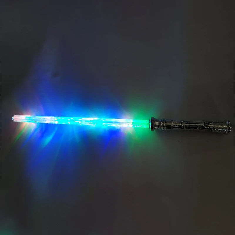 

1PC New Telescopic Lightsaber Toys Flashing Sword Cosplay Luminous Music Star Laser Toy Swords Kids Toy Boys Gifts