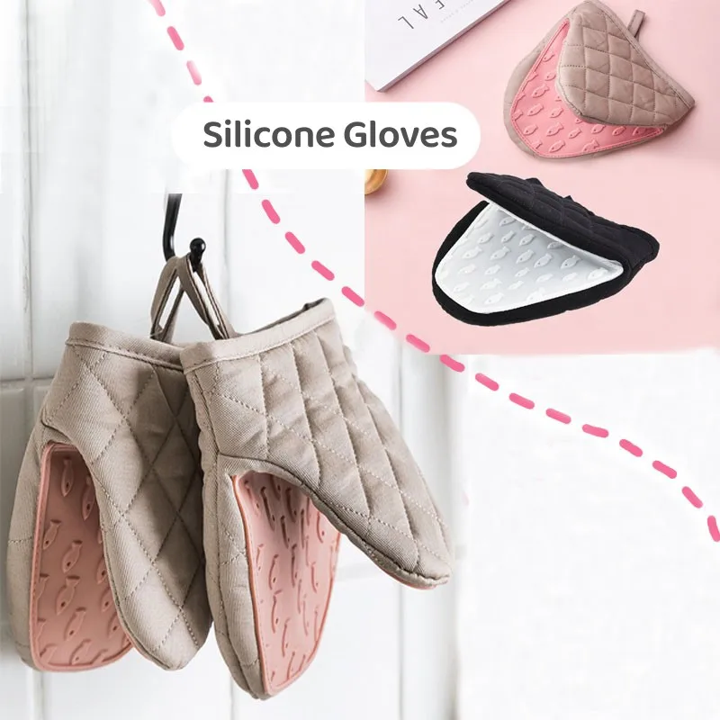 1PC Silicone Anti-scalding Oven Gloves Mitts Potholder Kitchen Silicone Gloves Tray Dish Bowl Holder Oven Handschoen Hand Clip
1PC Silicone Anti-scalding Oven Gloves Mitts Potholder Kitchen Silicone Gloves Tray Dish Bowl Holder Oven Handschoen Hand Clip