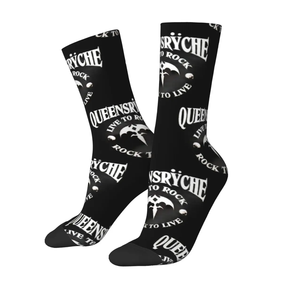 Повседневные носки унисекс Queensrᆱche рок-группы Merch уютные поглощающие пот для