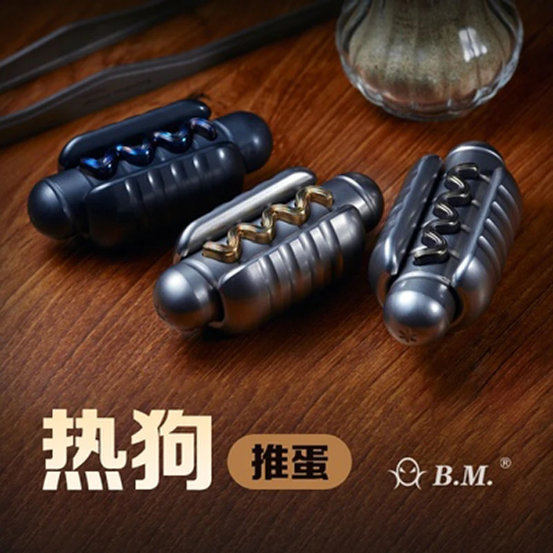 Hot dog push egg black mirror metal fingertip decompress toy push card Pa Pa coin EDC mechanical fashion play
Hot dog push egg black mirror metal fingertip decompress toy push card Pa Pa coin EDC mechanical fashion play