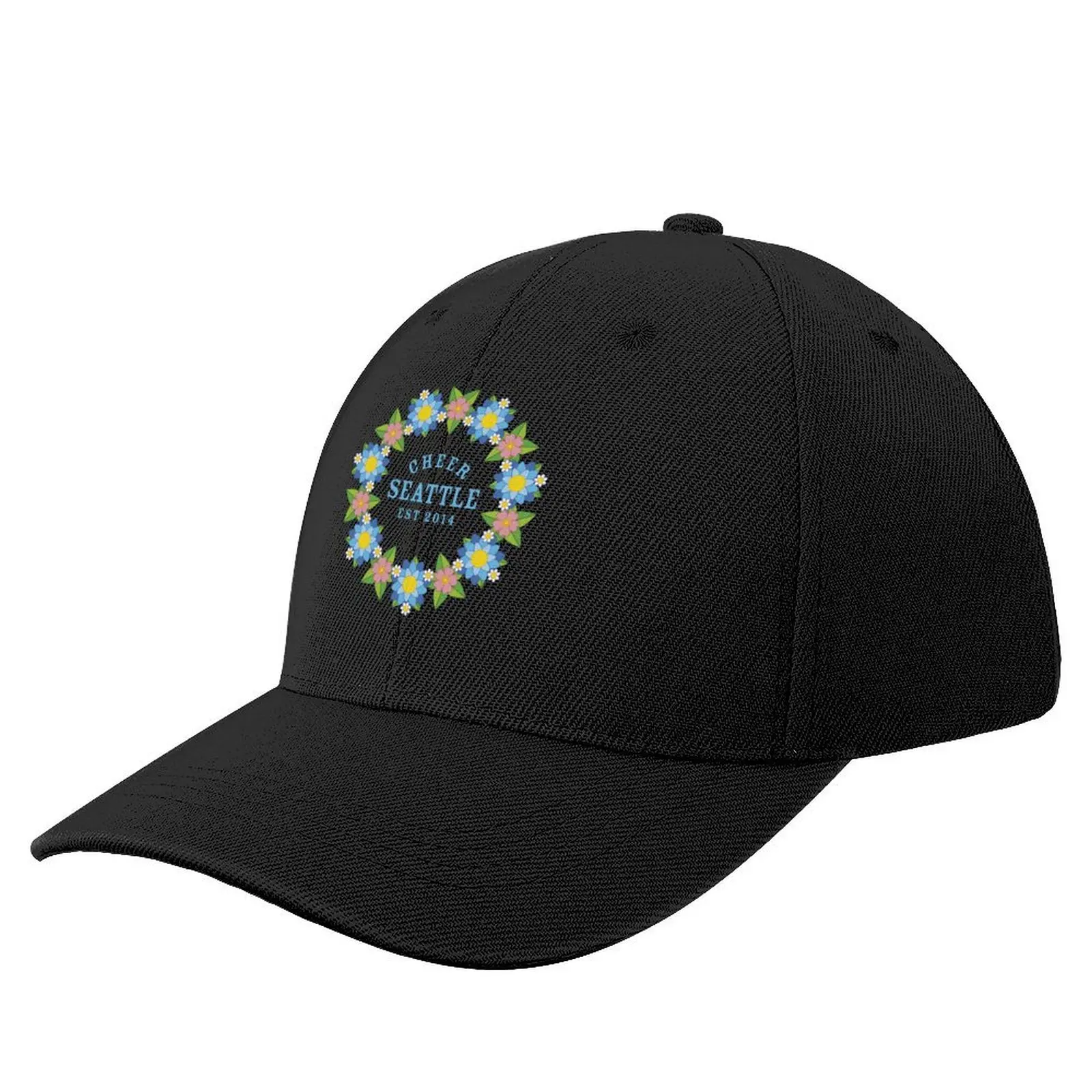 Spring Forward with Cheer Seattle - синяя бейсболка чайная шляпа забавная кепки для мужчин и