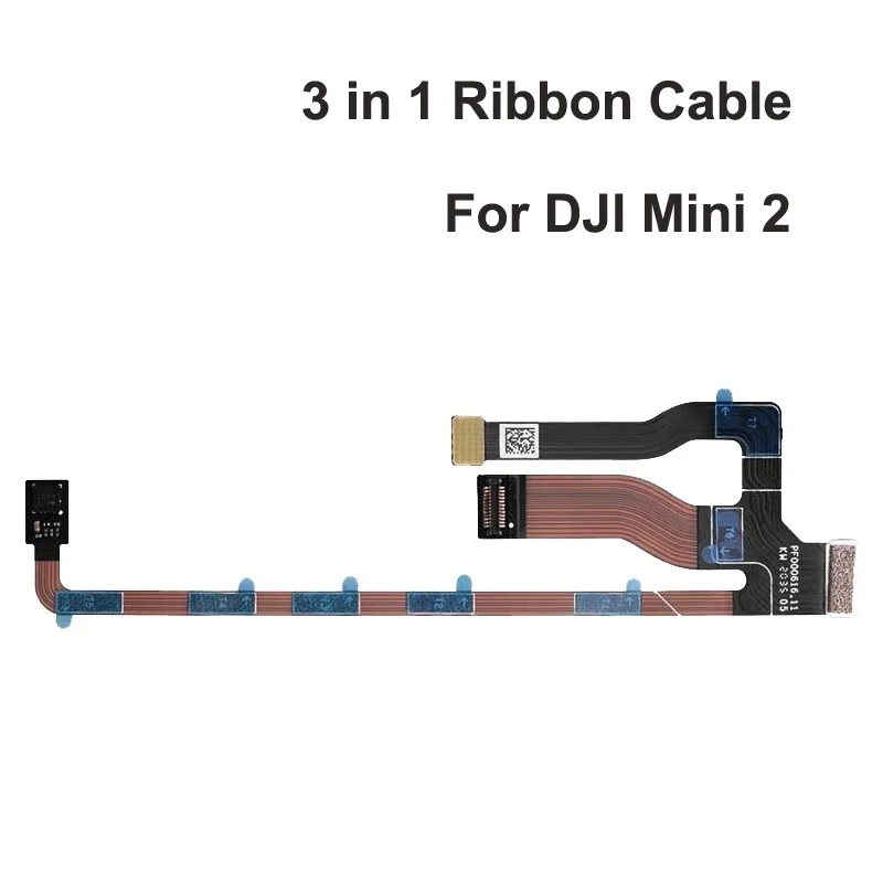 For DJII Mini 2 Part - 3 in 1 Flat Cable Gimbal Flex Ribbon Cable Repair Parts For Mavic Mini 2 Service Replacement
For DJII Mini 2 Part - 3 in 1 Flat Cable Gimbal Flex Ribbon Cable Repair Parts For Mavic Mini 2 Service Replacement