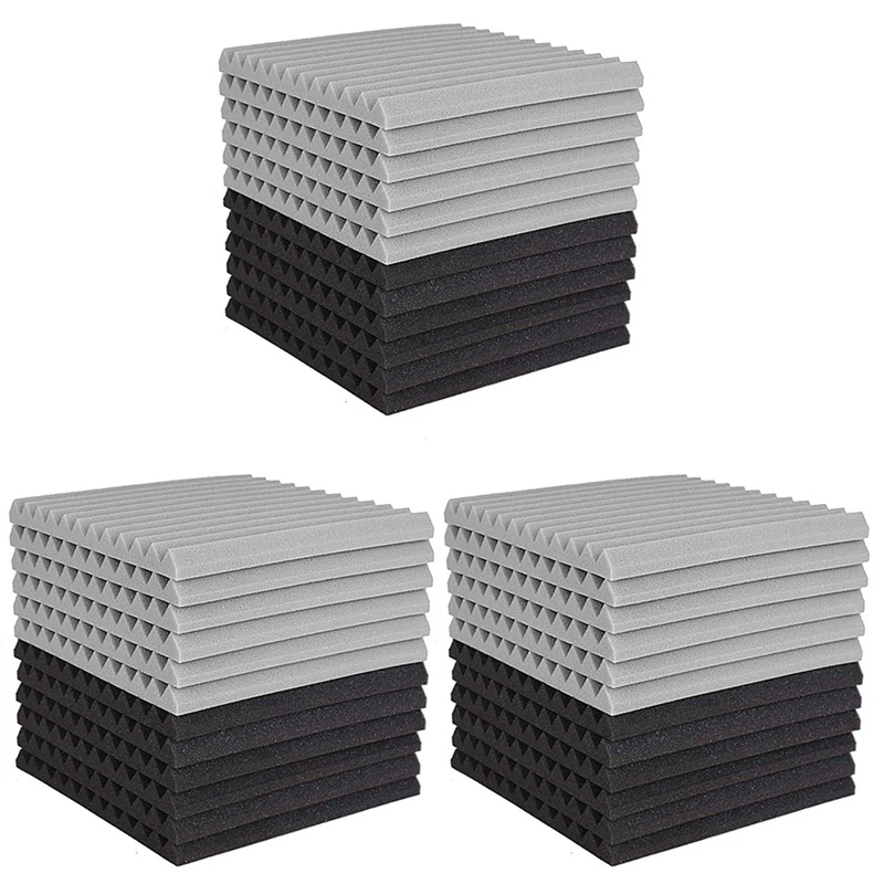 36 Pcs Acoustic Foam Board,Studio Wedge Tile,Acoustic Foam Soundproof Pyramid Studio Treatment Wall Panel 2.5X30x30cm
36 Pcs Acoustic Foam Board,Studio Wedge Tile,Acoustic Foam Soundproof Pyramid Studio Treatment Wall Panel 2.5X30x30cm