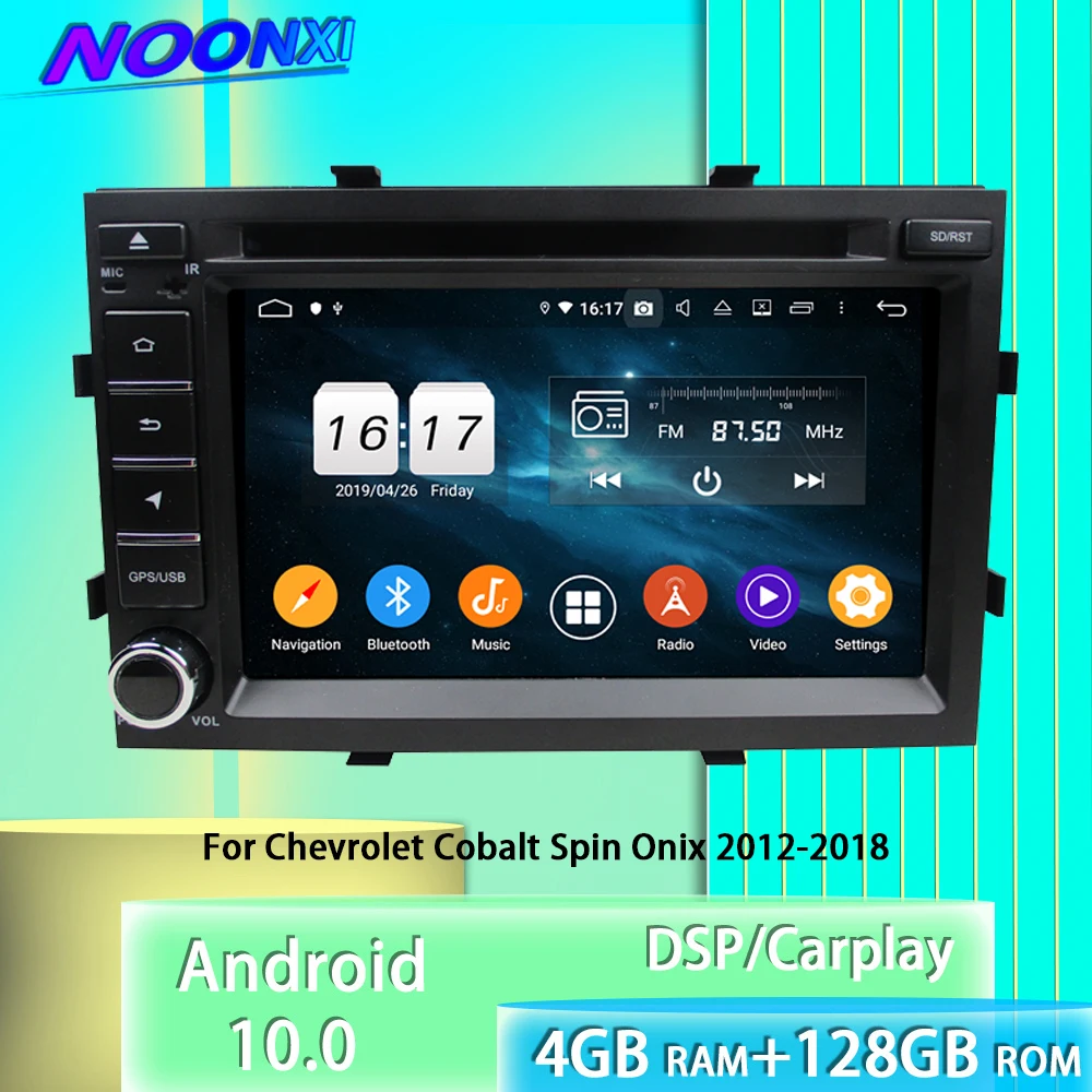 For Chevrolet Cobalt Spin Onix 2012-2018 Car Radio 128G Android 10.0 Stereo Multimedia Player Bluetooth GPS Navigation Carplay
For Chevrolet Cobalt Spin Onix 2012-2018 Car Radio 128G Android 10.0 Stereo Multimedia Player Bluetooth GPS Navigation Carplay