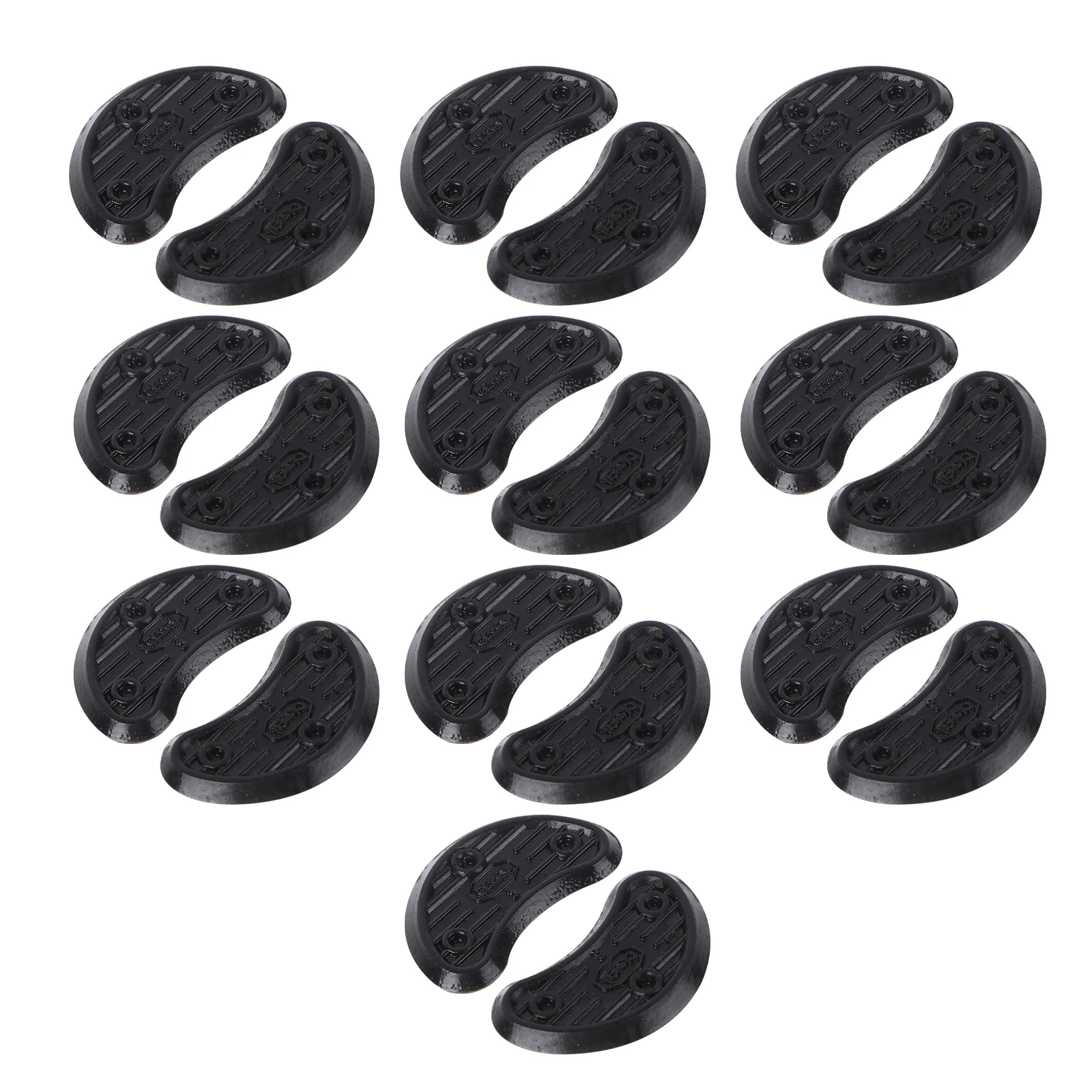 10 Pairs Anti Shoes Pads Horseshoe- shaped Shoe Grips Noise Reduction Sole Protectors for Men Black 3
10 Pairs Anti Shoes Pads Horseshoe- shaped Shoe Grips Noise Reduction Sole Protectors for Men Black 3