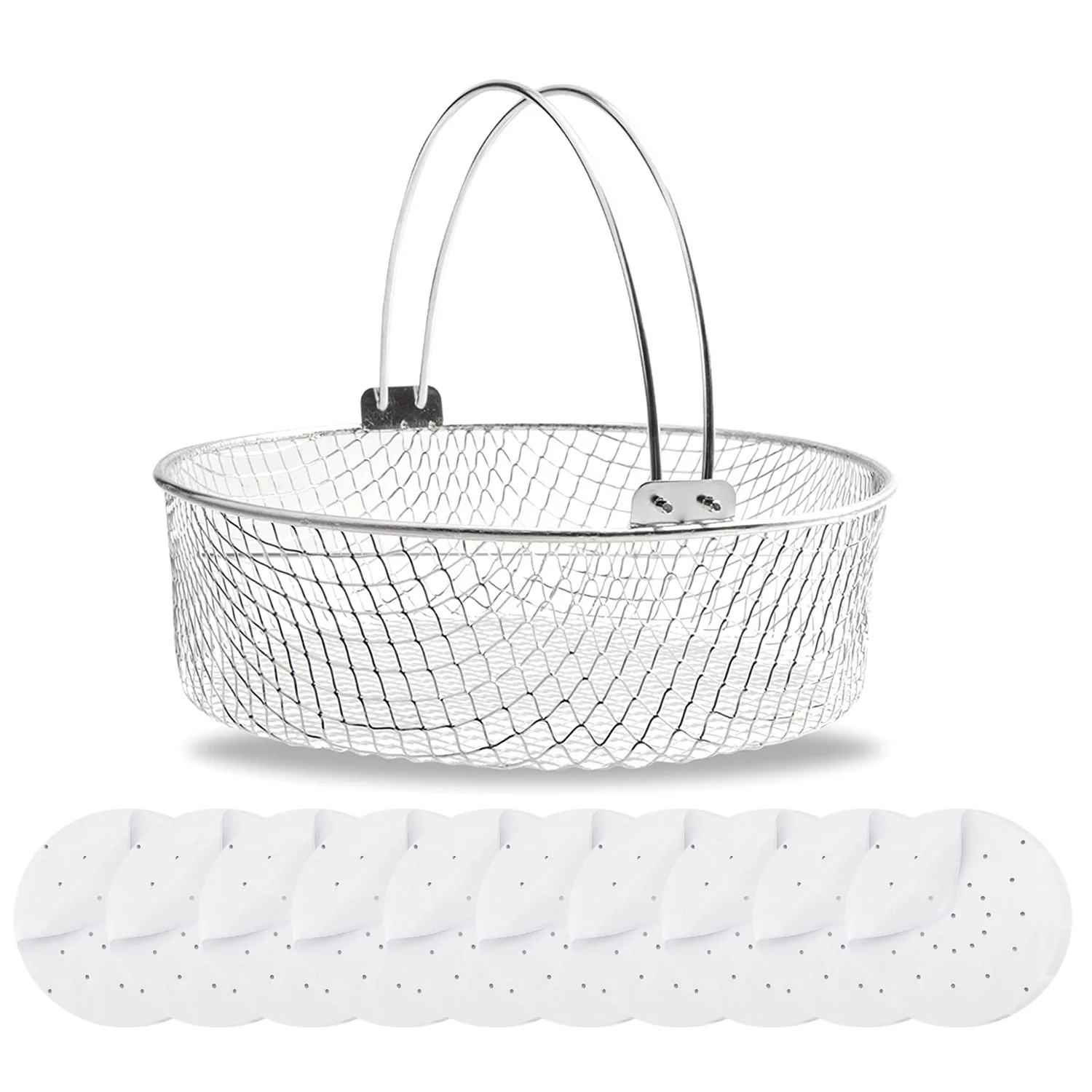 Корзина для фритюрницы, сетчатая корзина для пароварки Ninja Foodi 6,5, 8Qt, корзина для фритюрницы, корзина для фритюрницы с ручкой
Корзина для фритюрницы, сетчатая корзина для пароварки Ninja Foodi 6,5, 8Qt, корзина для фритюрницы, корзина для фритюрницы с ручкой
