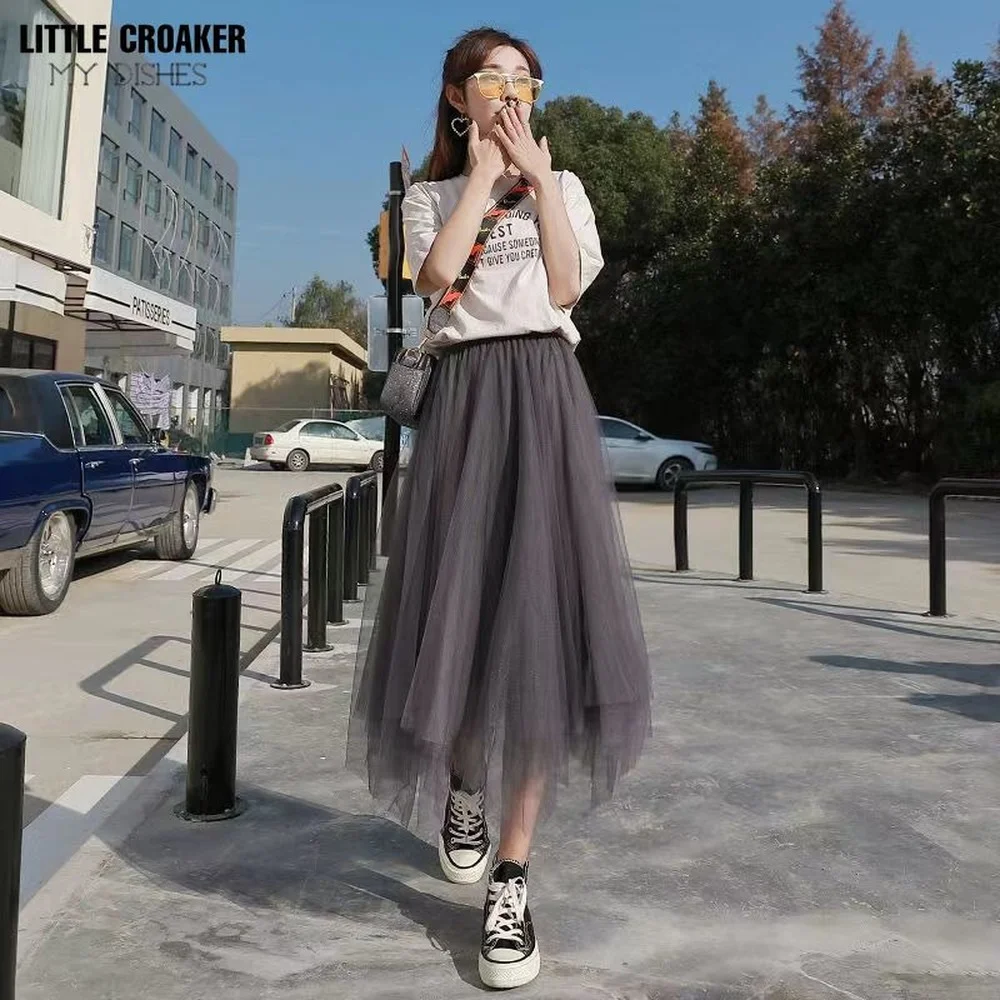 Gauze Elegant Women Tulle Skirt Korean Fashion Mesh White A Line Ladies Pleated Summer Chic High Waist Black Party Faldas
Gauze Elegant Women Tulle Skirt Korean Fashion Mesh White A Line Ladies Pleated Summer Chic High Waist Black Party Faldas
