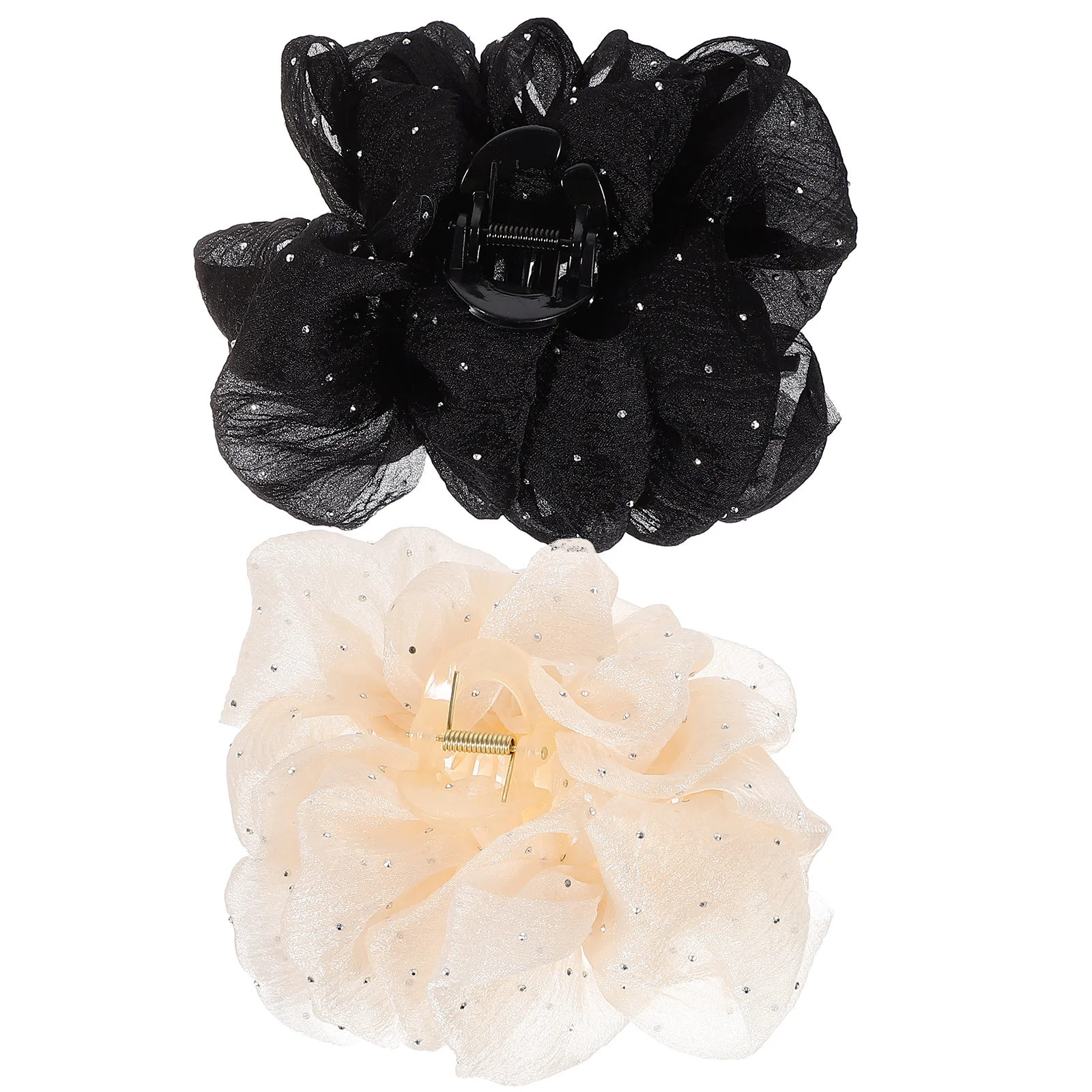 2 Pcs Clips for Thick Hair Claw Accessories Girls Rhinestones Styling Chiffon Mesh
2 Pcs Clips for Thick Hair Claw Accessories Girls Rhinestones Styling Chiffon Mesh