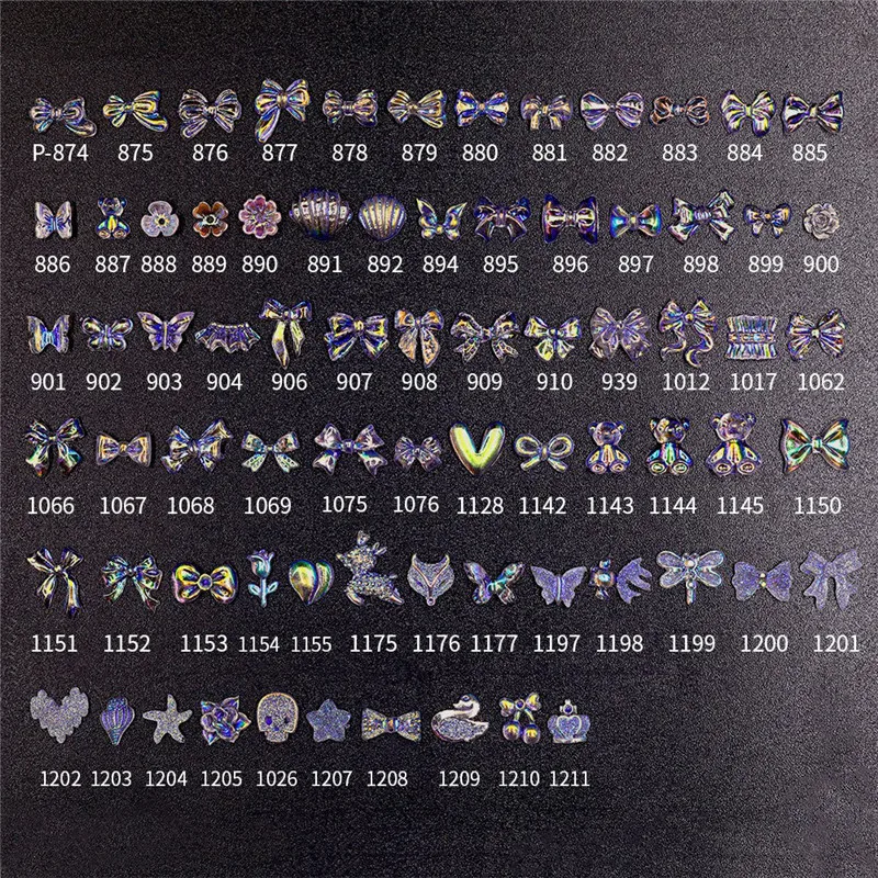 100pcs/bag Aurora Bow Nail Rhinestion Nail Art Decorations 3D Charms Nail Gems Jewelry Gel Polish Glitter Strass Design Manicure
100pcs/bag Aurora Bow Nail Rhinestion Nail Art Decorations 3D Charms Nail Gems Jewelry Gel Polish Glitter Strass Design Manicure