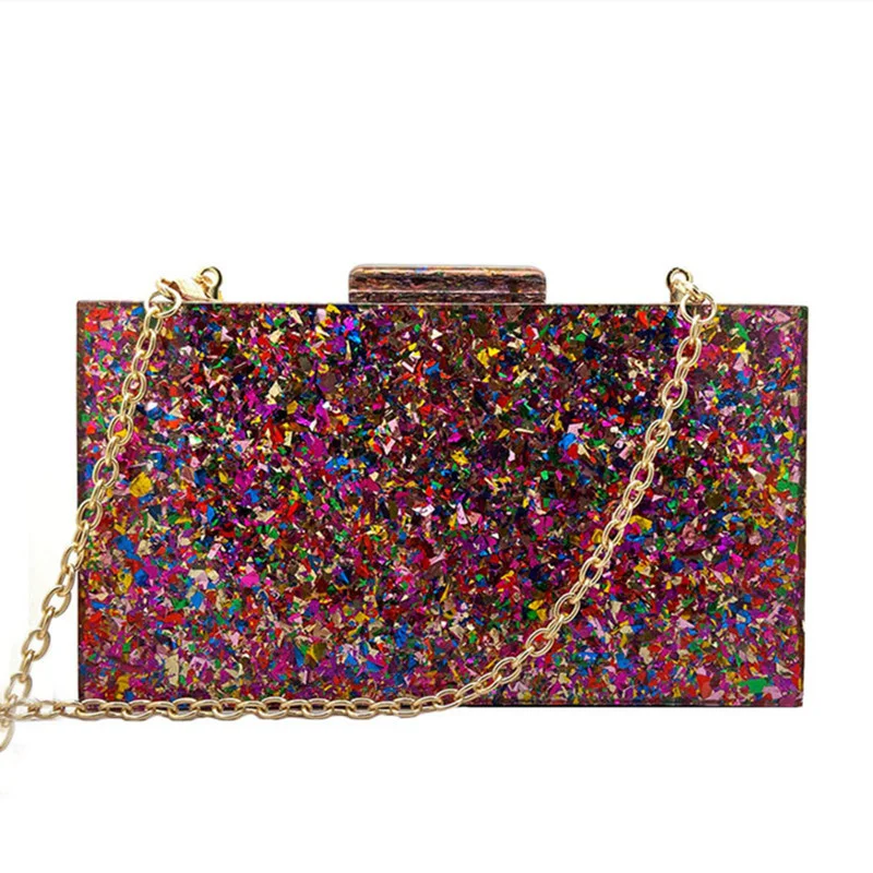 New Women Acrylic Bags Colorful Handbags Evening Bags Prom Party Clutch Purse Wallet Chain Shoulder Bag
New Women Acrylic Bags Colorful Handbags Evening Bags Prom Party Clutch Purse Wallet Chain Shoulder Bag