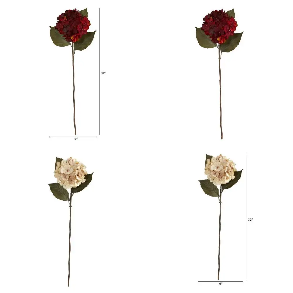 Charming Red Hydrangea Artificial Flower - Set of 6, Long Lasting and Lifelike Decoration for Home and Office.
Charming Red Hydrangea Artificial Flower - Set of 6, Long Lasting and Lifelike Decoration for Home and Office.