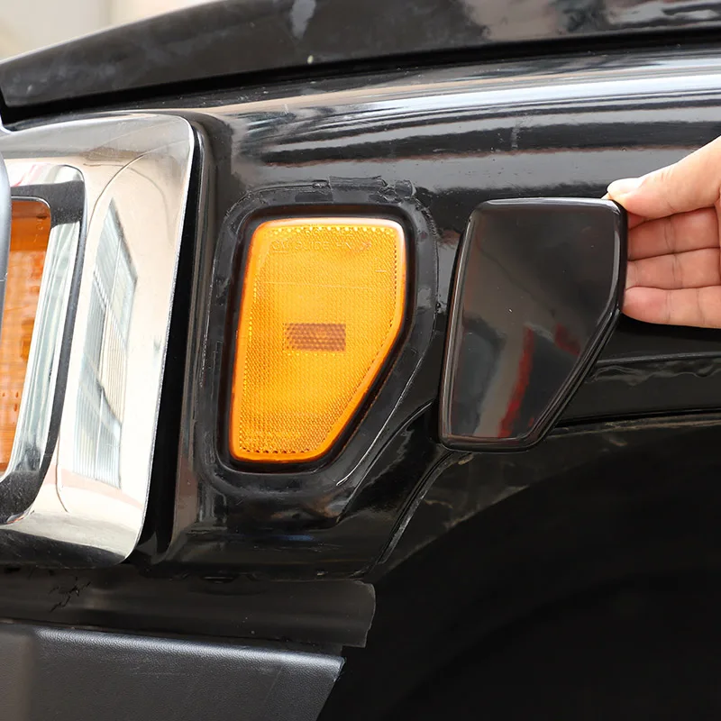 For Hummer H3 2005-2009 Car Modeling ABS Black Front Steering Lamp Shade Protection Lamp Shade Car Modification Accessories
For Hummer H3 2005-2009 Car Modeling ABS Black Front Steering Lamp Shade Protection Lamp Shade Car Modification Accessories