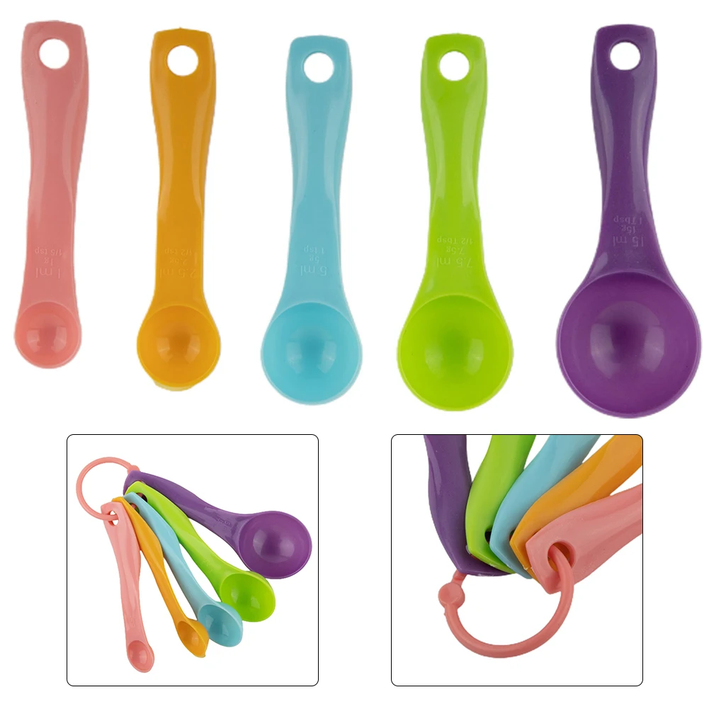 5pcs Measuring Spoons Baking Tools With Graduated Spice Spoons Coffee Sugar Scoop Cake Baking Flour Measuring Spoons
5pcs Measuring Spoons Baking Tools With Graduated Spice Spoons Coffee Sugar Scoop Cake Baking Flour Measuring Spoons