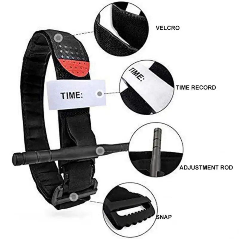 Outdoor Medical Tourniquet (Black) Reinforced with Metal Windlass Stitching Trauma Military Combat Outdoors Spinning Emergency
Outdoor Medical Tourniquet (Black) Reinforced with Metal Windlass Stitching Trauma Military Combat Outdoors Spinning Emergency