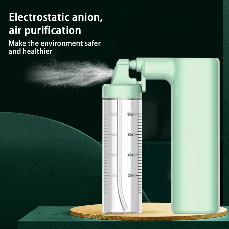 80ml Atomizing Spray Gun 2-speed Adjustable USB Charging Nano Atomizing Sterilizer Spray Gun Kitchen Accessories Hot New
80ml Atomizing Spray Gun 2-speed Adjustable USB Charging Nano Atomizing Sterilizer Spray Gun Kitchen Accessories Hot New
