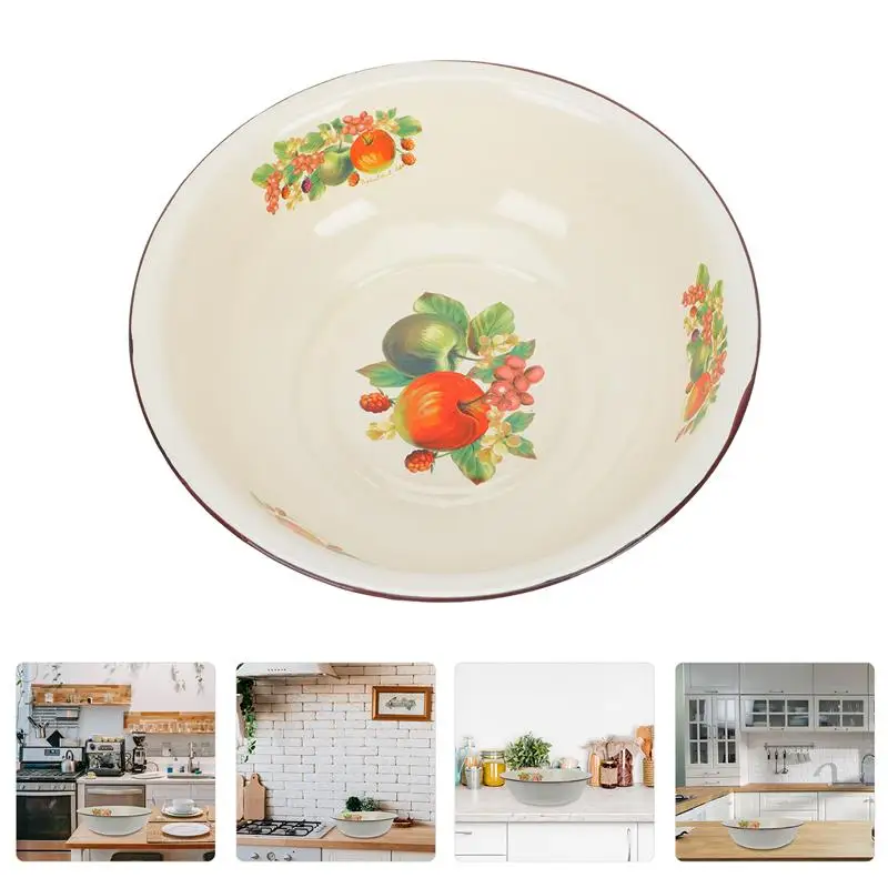 1Pc Retro Enameled Basin Thickened Mixing Basin Kitchen Supplies (Random Style)
1Pc Retro Enameled Basin Thickened Mixing Basin Kitchen Supplies (Random Style)