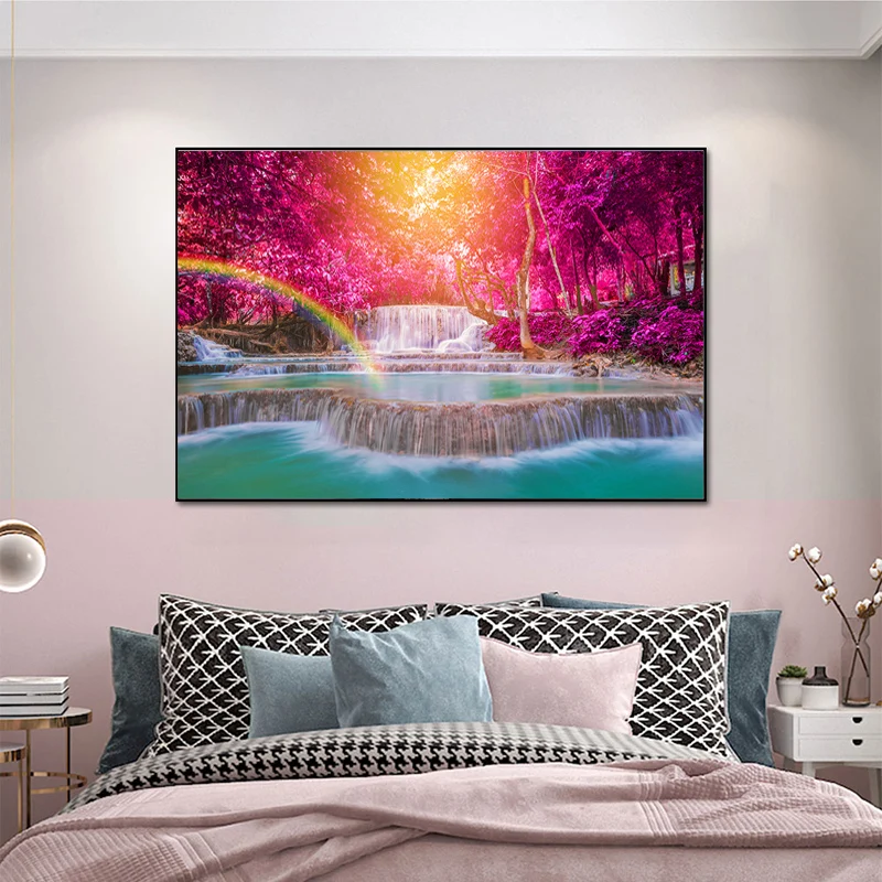 Romantic And Beautiful Landscape Oil Painting on Canvas Cuadros Posters and Prints Scandinavian Wall Art Picture for Living Room
Romantic And Beautiful Landscape Oil Painting on Canvas Cuadros Posters and Prints Scandinavian Wall Art Picture for Living Room
