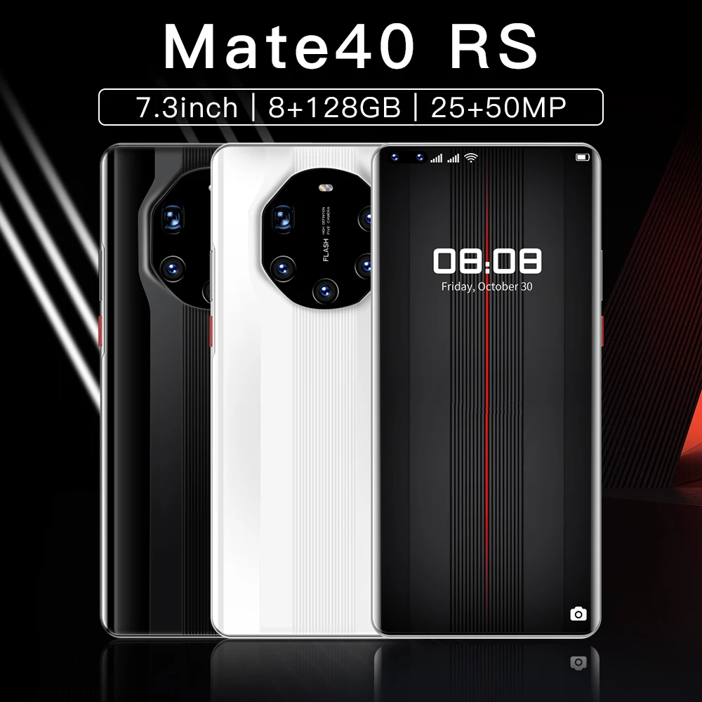 Оригинальный мобильный телефон Mate40RS 4 Гб + 64 ГБ, 7,2 дюймов, сканер отпечатков пальцев, Android 10
Оригинальный мобильный телефон Mate40RS 4 Гб + 64 ГБ, 7,2 дюймов, сканер отпечатков пальцев, Android 10
