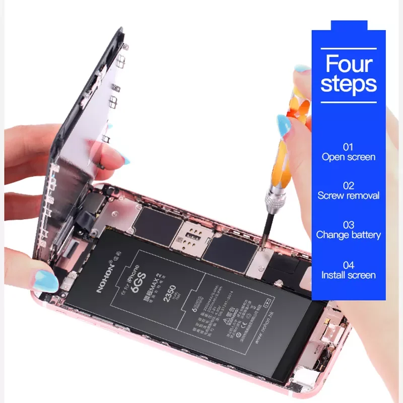 NOHON Battery For iPhone X 6S 7 6 8 Plus 5S 5C 5 Bateria For iPhone SE 2016 SE2 2020 XR XS MAX 11 Pro Max High Capacity Battery
NOHON Battery For iPhone X 6S 7 6 8 Plus 5S 5C 5 Bateria For iPhone SE 2016 SE2 2020 XR XS MAX 11 Pro Max High Capacity Battery