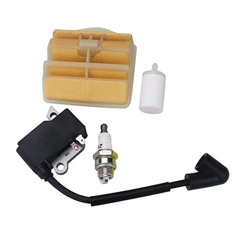 Ignition Coil Air Filter Kit Fit for Husqvarna 445 450 445E 450E Jonsered 2245 2250 2240 Replacement Chainsaw Parts
Ignition Coil Air Filter Kit Fit for Husqvarna 445 450 445E 450E Jonsered 2245 2250 2240 Replacement Chainsaw Parts