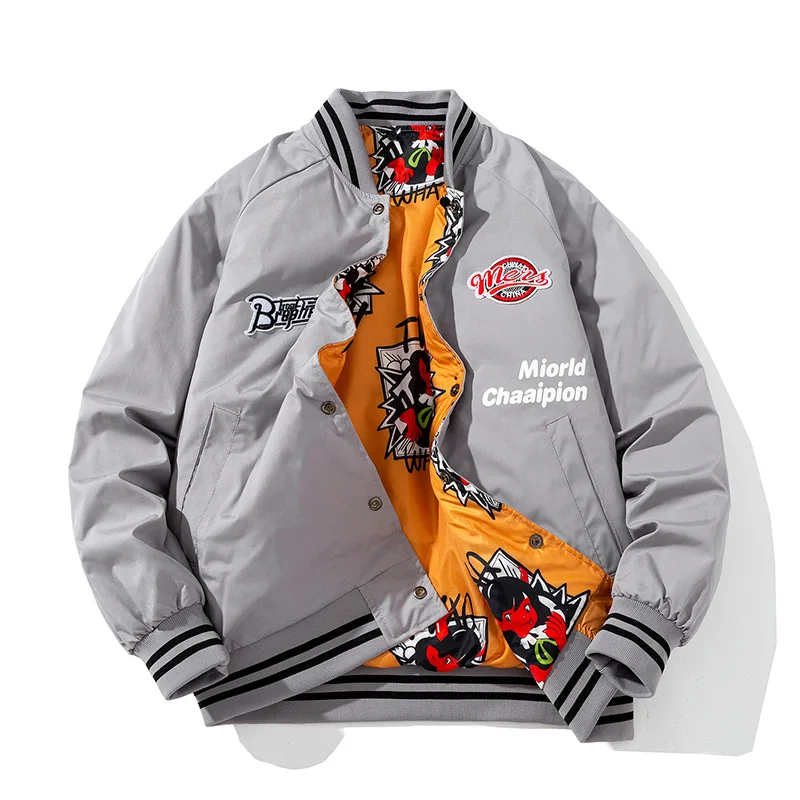 Embroid Women's Baseball Bomber Jacket Uniform for Spring&Autumn Unisex Couple Coat Boyfriend Style Varsity Women Clothing
Embroid Women's Baseball Bomber Jacket Uniform for Spring&Autumn Unisex Couple Coat Boyfriend Style Varsity Women Clothing