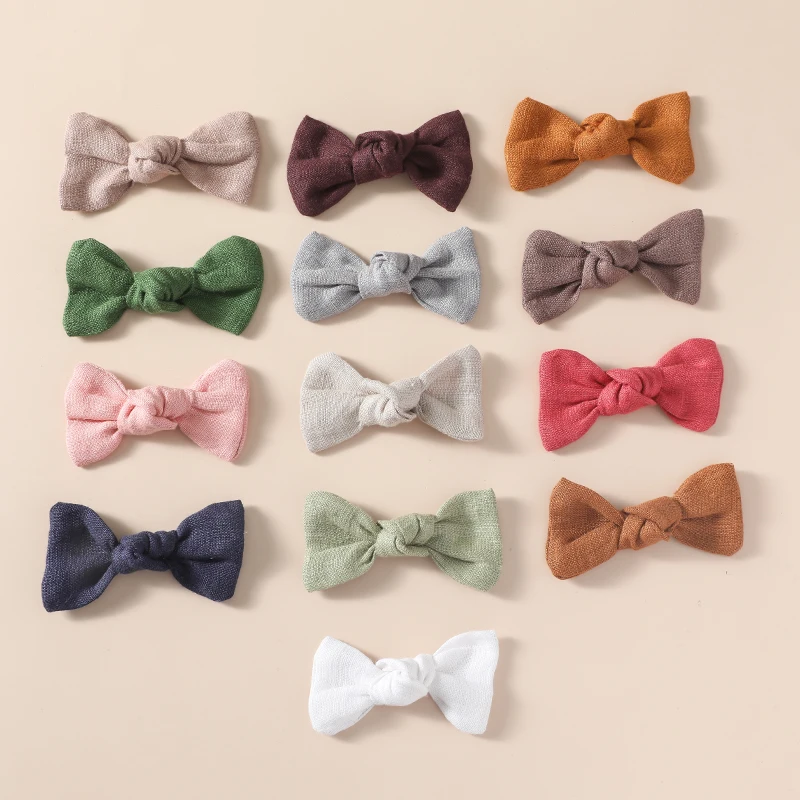 Tie Knot Baby Hair Clips Cotton Linen Hairpin Princess Hooks For Girls Accessory Duckbill Clip Kids Headwear Side Pin Wholesale
Tie Knot Baby Hair Clips Cotton Linen Hairpin Princess Hooks For Girls Accessory Duckbill Clip Kids Headwear Side Pin Wholesale