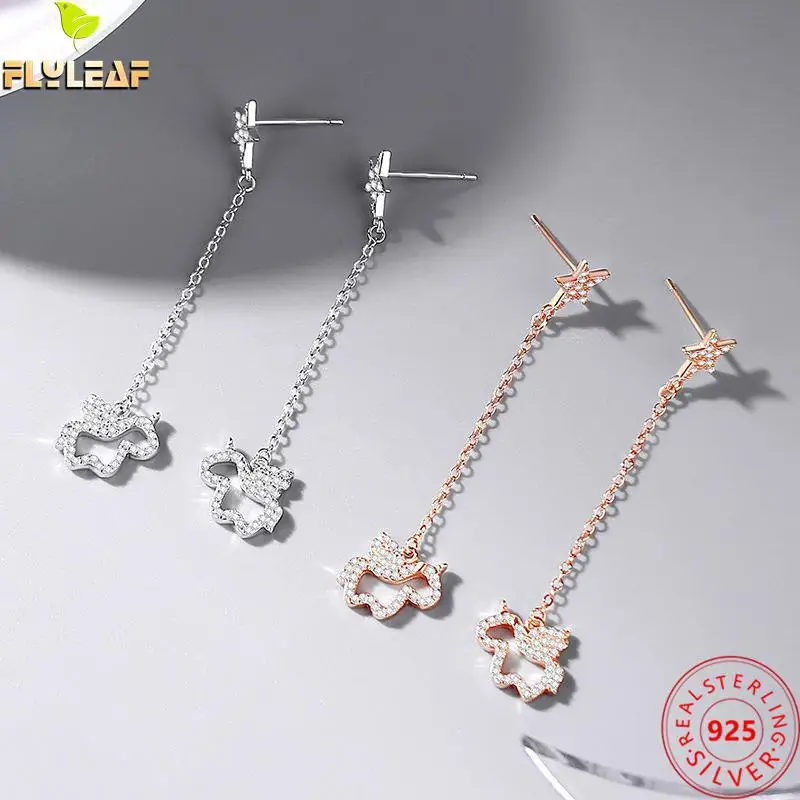 925 Sterling Silver Starlight Unicorn Drop Earrings For Women Original Design Rose Gold Plating Luxury Fine Jewelry 2023 New
925 Sterling Silver Starlight Unicorn Drop Earrings For Women Original Design Rose Gold Plating Luxury Fine Jewelry 2023 New