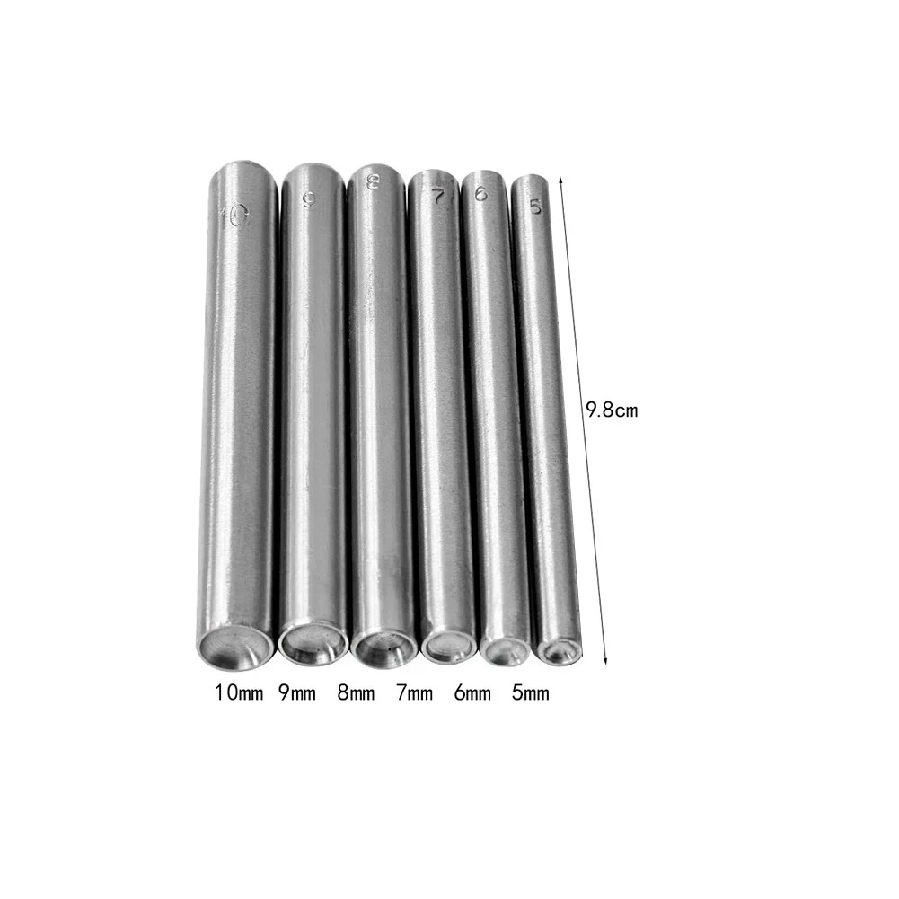 Mushroom Domed Snap Rivet Setting Tool Steel For Spike Studs Punch Hand Tool Leather Craft Tools 5/6/7/8/9/10mm
Mushroom Domed Snap Rivet Setting Tool Steel For Spike Studs Punch Hand Tool Leather Craft Tools 5/6/7/8/9/10mm