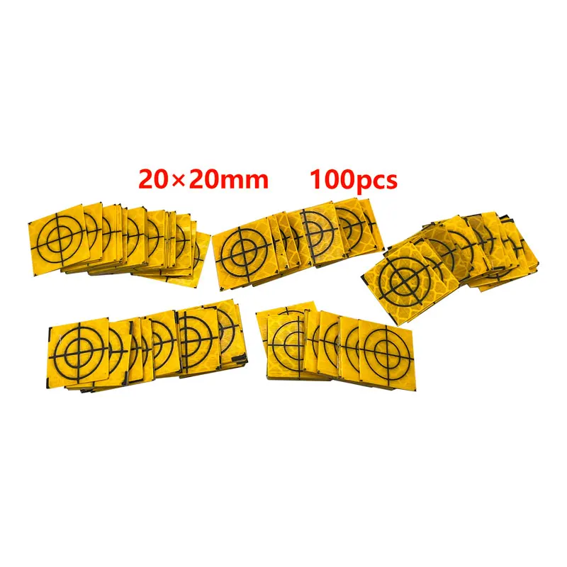 100 PCS 20X20mm Yellow Reflector Sheet For Total station survey REFLECTOR SHEET
100 PCS 20X20mm Yellow Reflector Sheet For Total station survey REFLECTOR SHEET