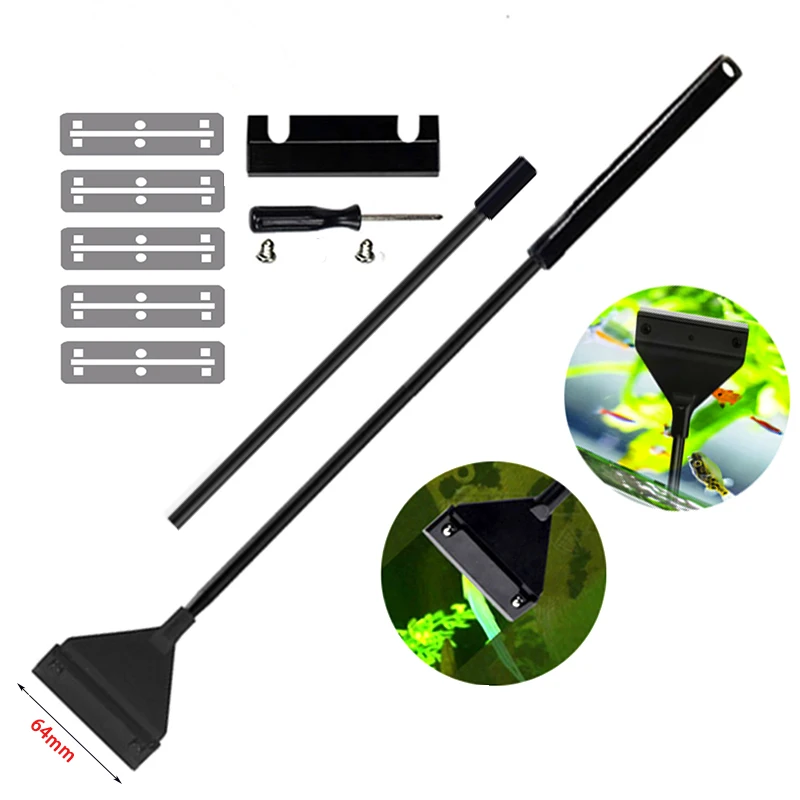Aquarium cleaning tool fish tank flat sand algae removal dual-use glass algae removal scraper household cleaning supplies tool
Aquarium cleaning tool fish tank flat sand algae removal dual-use glass algae removal scraper household cleaning supplies tool