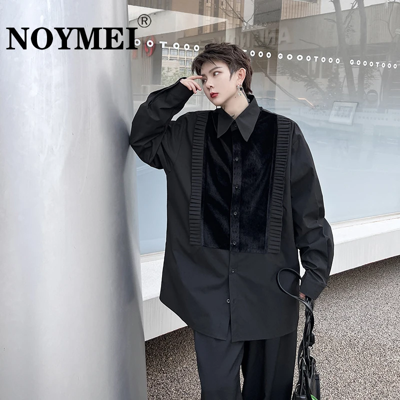 NOYMEI Niche Design Falbala Shirt Men Korean Style Fashionable Solid Color Lapel Long Sleeve All-match Men's Pullover Top WA2124
NOYMEI Niche Design Falbala Shirt Men Korean Style Fashionable Solid Color Lapel Long Sleeve All-match Men's Pullover Top WA2124