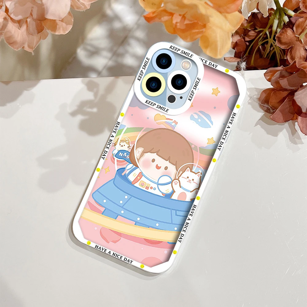 Cartoon Cute Girl Case for IPhone 11 Pro Max 13 12 Mini 7 8 Plus SE 2020 2022 XS X XR Fashion Clear Soft Shockproof Back Cover
Cartoon Cute Girl Case for IPhone 11 Pro Max 13 12 Mini 7 8 Plus SE 2020 2022 XS X XR Fashion Clear Soft Shockproof Back Cover