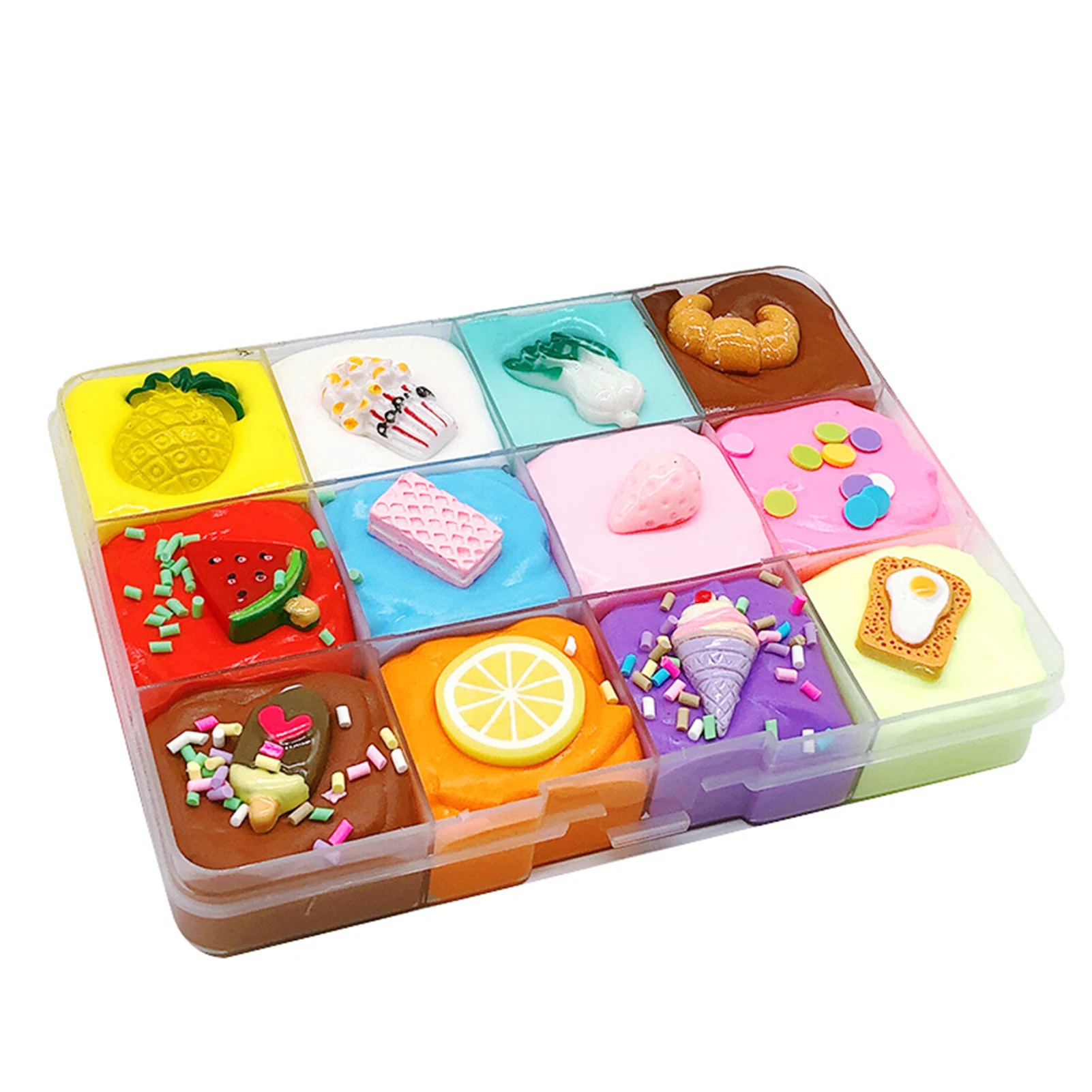 Kit 12 Set Kits For Girls Boys DIY Fluffy Cloud Clear Supplies Clay Stress Relief Toy Ideal Toy Gift
Kit 12 Set Kits For Girls Boys DIY Fluffy Cloud Clear Supplies Clay Stress Relief Toy Ideal Toy Gift