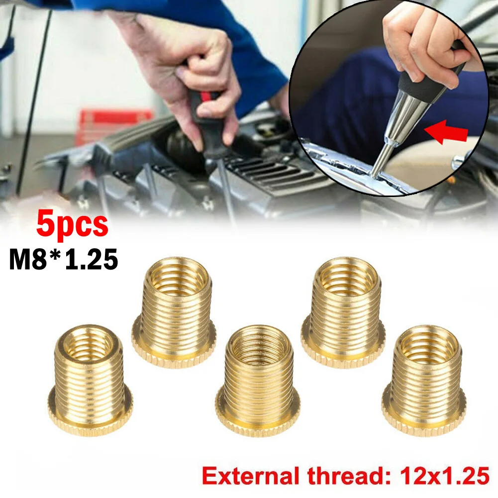 5Pcs Gear Shift Knob Thread Adapter Nut Insert Kit M10x1.5/M10*1.25/M8*1.25 Applicable To M12x1.25 Shift Knob Aluminum Alloy
5Pcs Gear Shift Knob Thread Adapter Nut Insert Kit M10x1.5/M10*1.25/M8*1.25 Applicable To M12x1.25 Shift Knob Aluminum Alloy