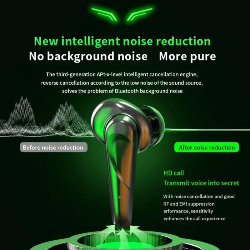 Stereo Bluetooth Earphone Touch Control Waterproof Tws Headphone Noise Reduction Tws Gaming Headsets Sports Earbuds
Stereo Bluetooth Earphone Touch Control Waterproof Tws Headphone Noise Reduction Tws Gaming Headsets Sports Earbuds