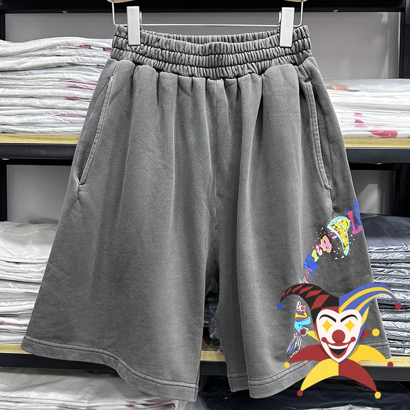 Vintage Washed Old Drawstring Elastic Waist Shorts Men Women Colorful Letter Printing Breeches
Vintage Washed Old Drawstring Elastic Waist Shorts Men Women Colorful Letter Printing Breeches