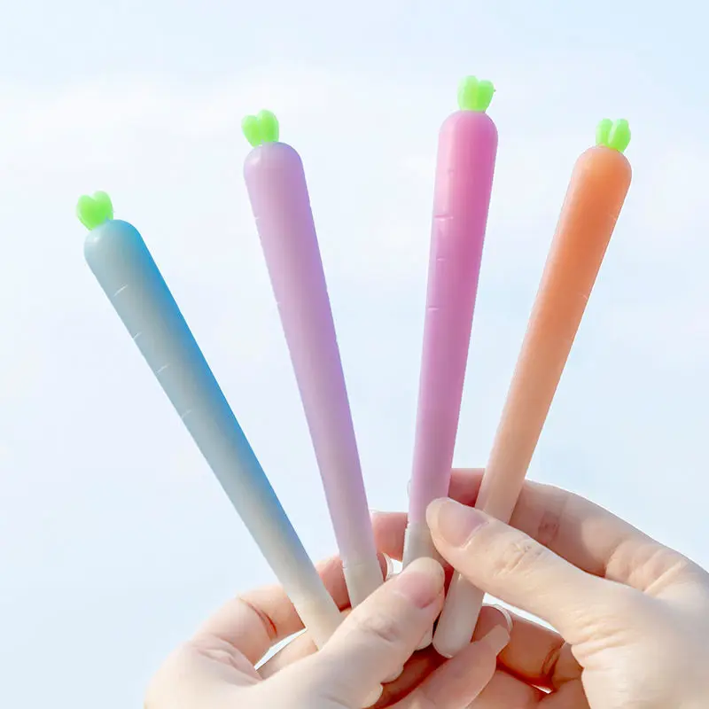 Creative Sunlight Color Changing Radish Gel Pen Black Ink 0.5mm Student Gel Pen Stationery Wholesale
Creative Sunlight Color Changing Radish Gel Pen Black Ink 0.5mm Student Gel Pen Stationery Wholesale