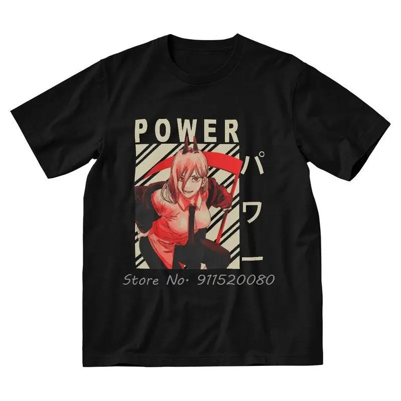 Funny Chainsaw Man Power T-shirt Men's Novelty T Shirt Cotton Harajuku Anime Manga Tshirt Cool Tee Tops Gift
Funny Chainsaw Man Power T-shirt Men's Novelty T Shirt Cotton Harajuku Anime Manga Tshirt Cool Tee Tops Gift