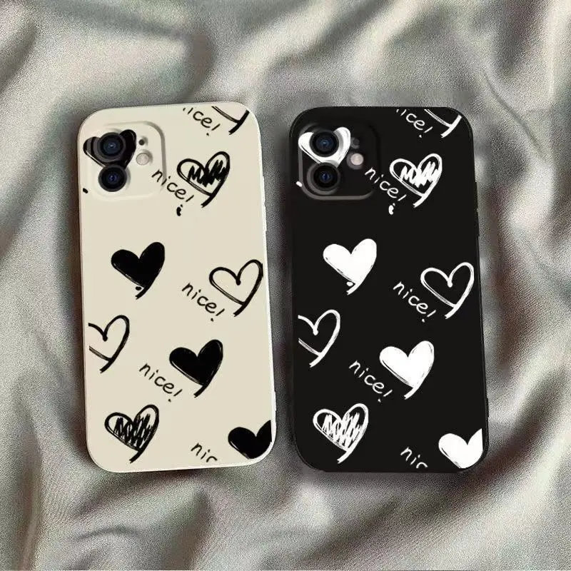 

Love Silicon Case For Huawei P50 P40 Pro+ P30 P20 Mate 40 30 20 10 Nova 5 5i 3 3i 4 4e 6 5G SE 8 Pro Plus Phone Cover Case