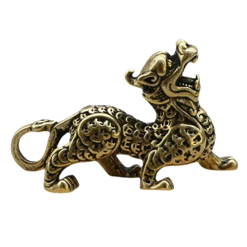 1PC Statue Figurine Wealth Brass Decor Prosperity Chinese Style Ornament Qilin Dragon Luck Animal Fengshui Vintage 
1PC Statue Figurine Wealth Brass Decor Prosperity Chinese Style Ornament Qilin Dragon Luck Animal Fengshui Vintage