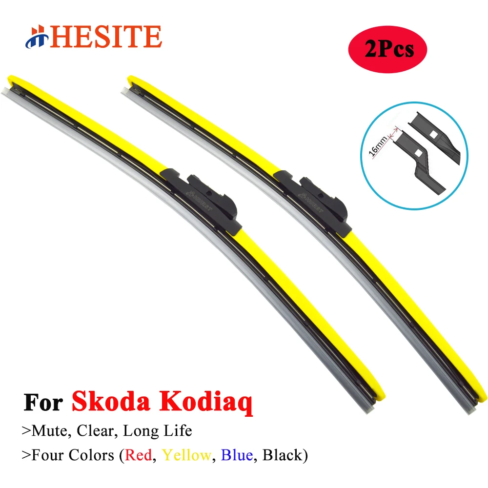 HESITE Colorful Windshield Wiper Blades For Skoda KODIAQ SUV NS7 2016 2017 2018 2019 2020 2021 2022 24"+21“ Hybrid Car Regulator
HESITE Colorful Windshield Wiper Blades For Skoda KODIAQ SUV NS7 2016 2017 2018 2019 2020 2021 2022 24"+21“ Hybrid Car Regulator