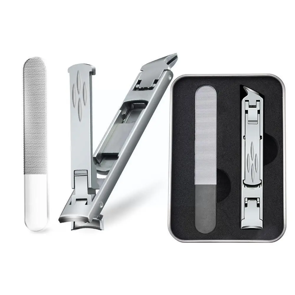 Steel Fingernail Cutting Trimmer Toenail Scissors Foldable Grip Non-slip Nail Double-Ended Tool Comfortable K4O5
Steel Fingernail Cutting Trimmer Toenail Scissors Foldable Grip Non-slip Nail Double-Ended Tool Comfortable K4O5